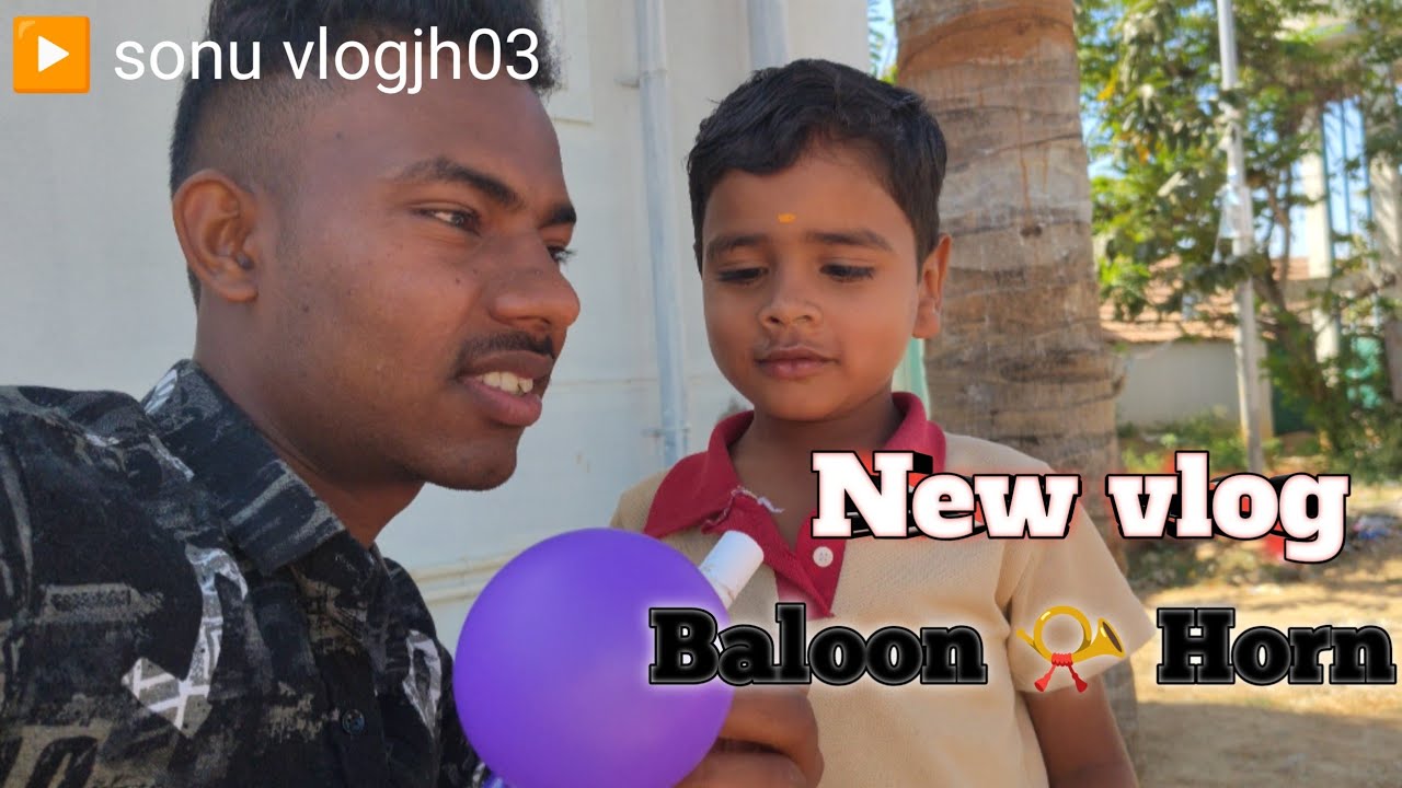 New vlog. Baloon 📯 horn making 