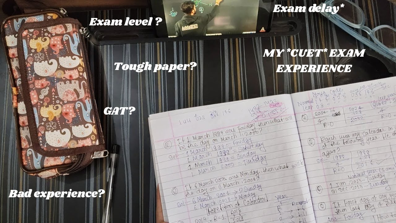 MY CUET EXAM* EXPERIENCE 😭😭| What Went Right And Wrong! ✅ ❎