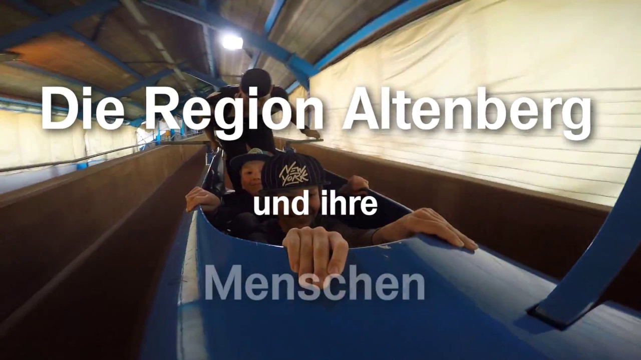 Die Region Altenberg und ihre Menschen - Richard Oelsner beim Bobstart