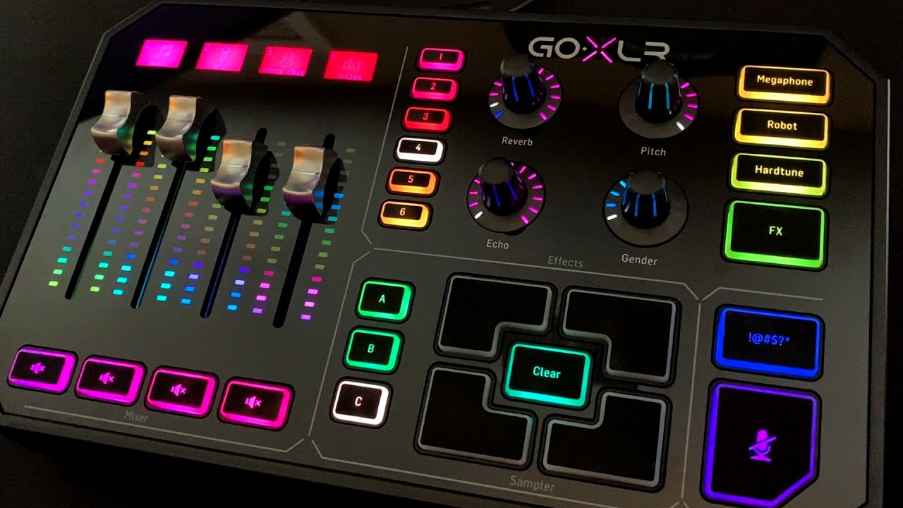 Customizing the GoXLR (Colors and Animations)