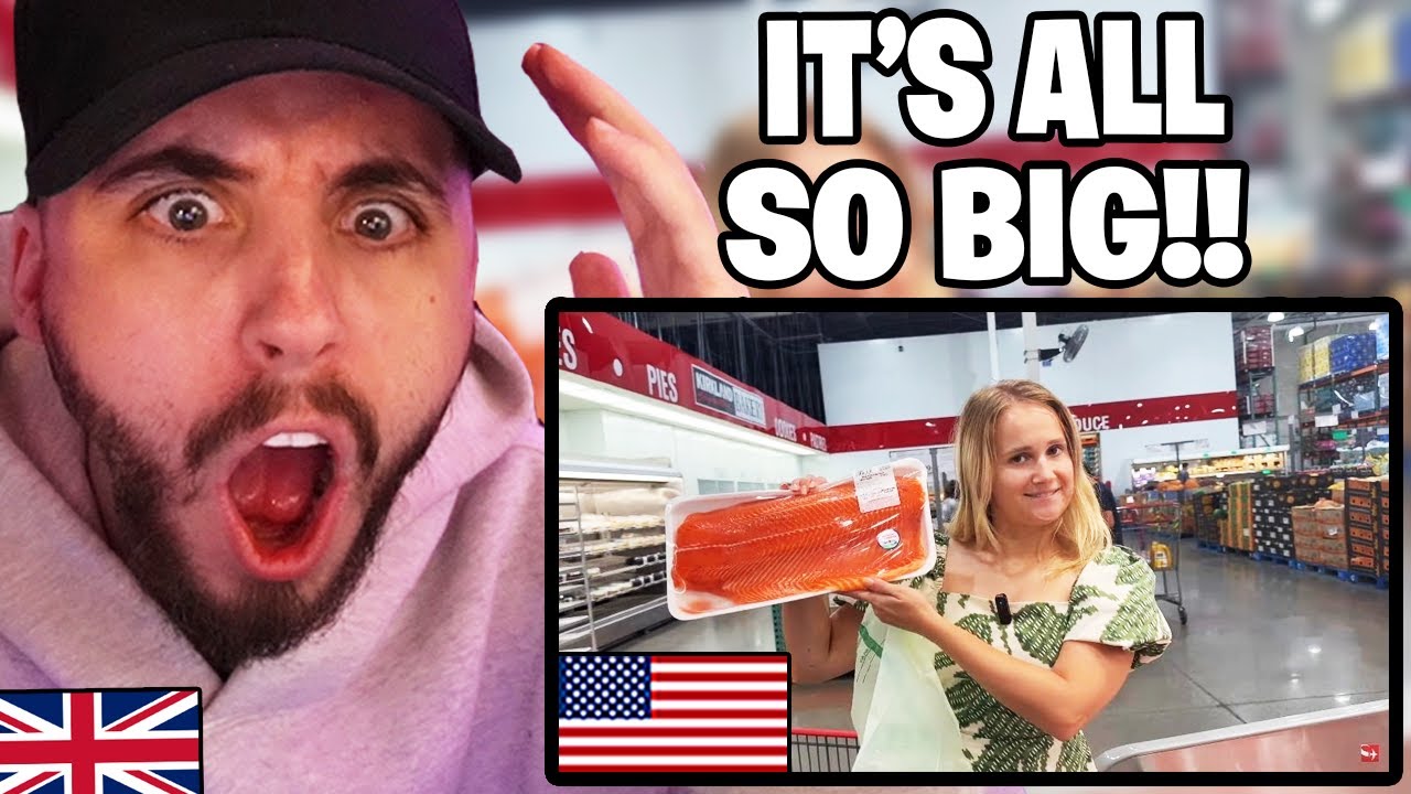 Британец отреагировал на русскую девушку, шокированную американским Costco!