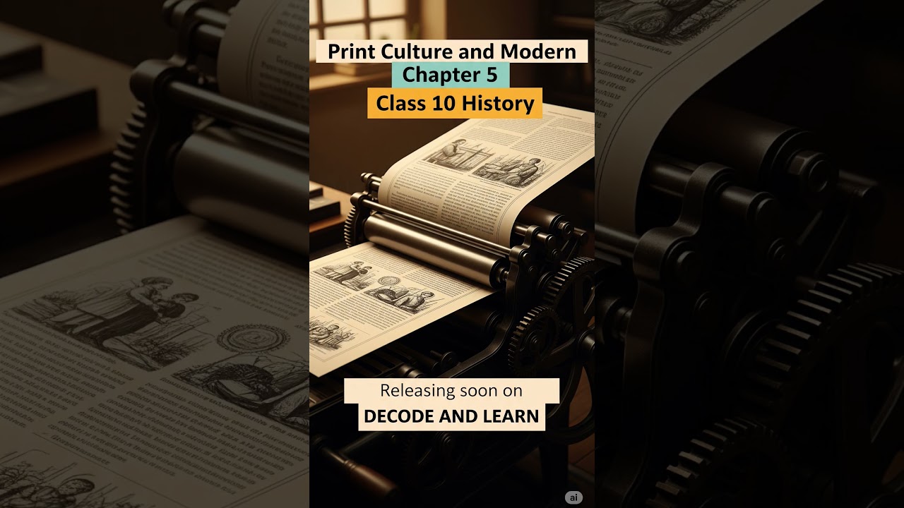 Print Culture and the Modern World coming out soon #cbse #class10 #history #decodeandlearn #europe