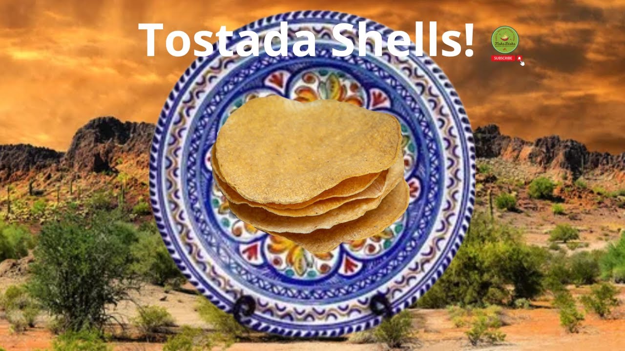 Learn How To Make | Crispy Tostada Shells | In The Oven | By Letitia Montoya & Zane Garcia -Grandson