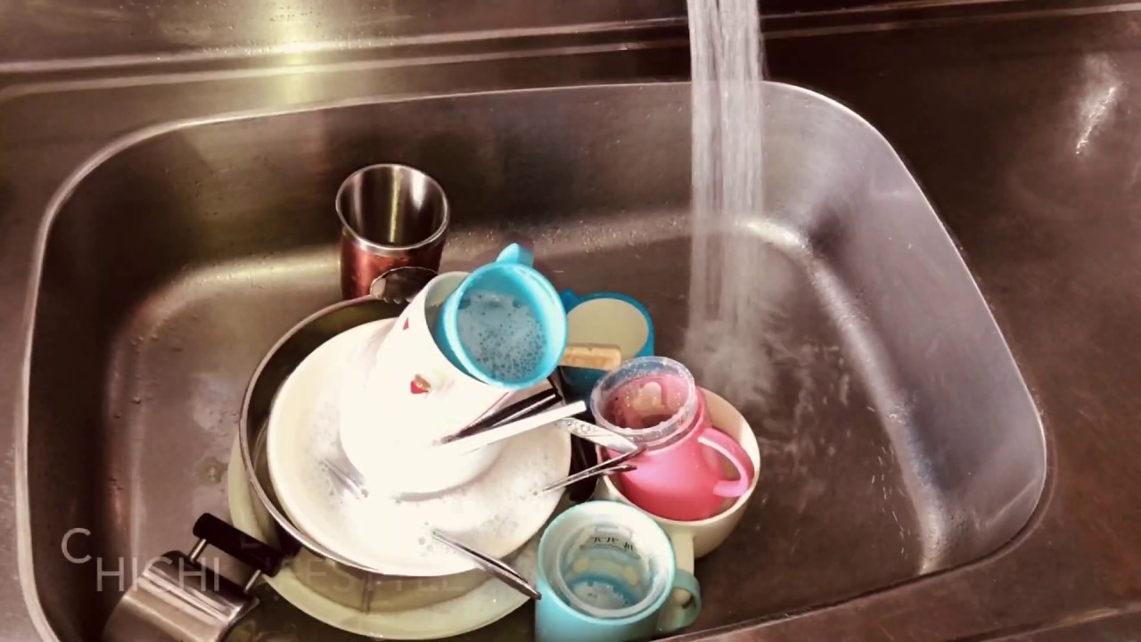 HOW TO PROPERLY WASH THE DISHES WITH ONLY ONE SINK