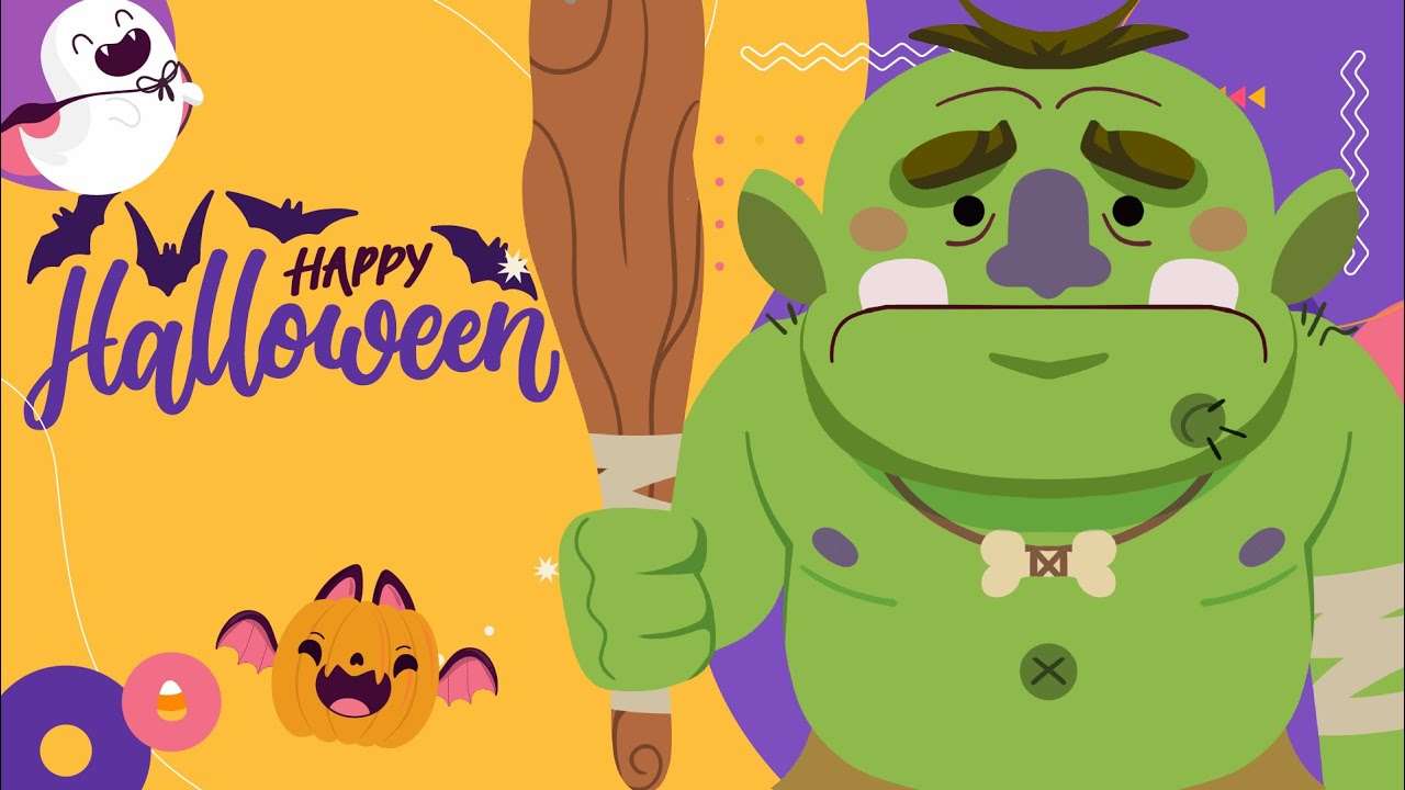 Ogro da Mansão Halloween - Desenho Animado Divertido para Crianças! 🎃👹