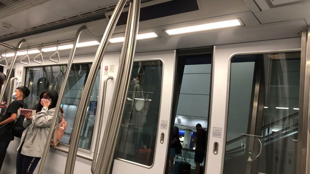 （要離開香港了）香港國際機場旅客捷運系統（離境大堂-40-80閘口）