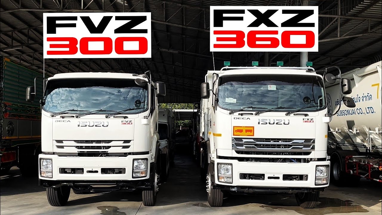 รีวิวรถสิบล้อ FVZ 300 เพิ่มคานหน้าเป็น 12 ล้อ แถมเทียบขนาดกับรุ่นพี่ FXZ 360 ให้เห็นกันชัดๆ