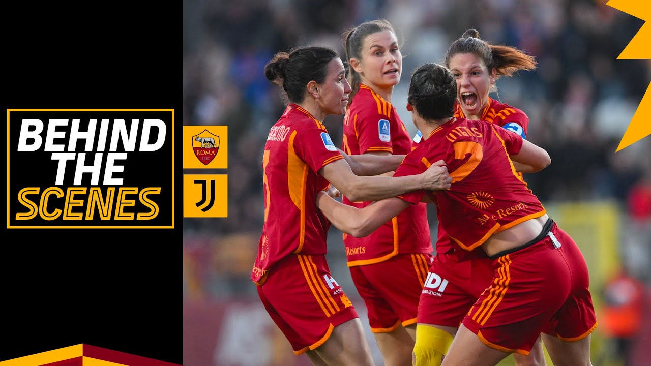 VITTORIA NETTA! ⚽️⚽️⚽️ | Roma 3-1 Juventus 🎥 BEHIND THE SCENES | 👀 TUNNELCAM 2023-24