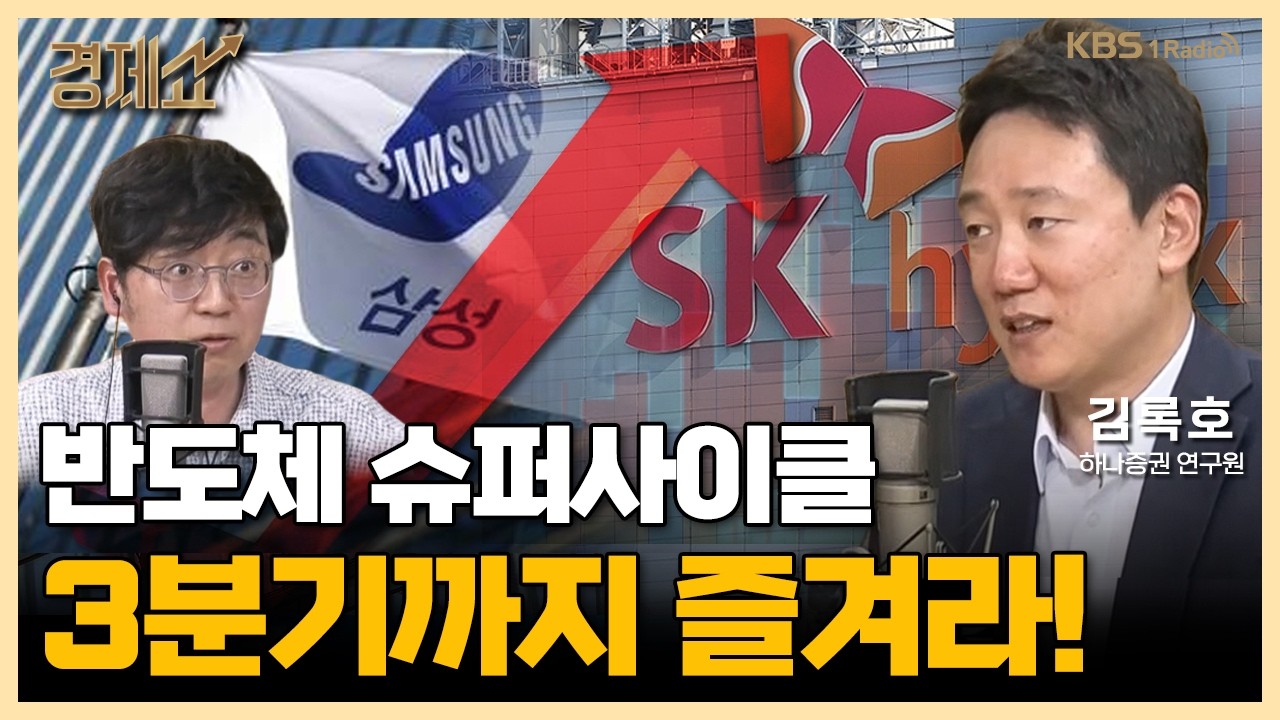 [채상욱의 경제쇼] 삼성전자, &lsquo;엔비디아급&rsquo; 실적... 반도체주 &lsquo;활활&rsquo;? - 김록호 하나증권 연구원 | KBS 260408 방송