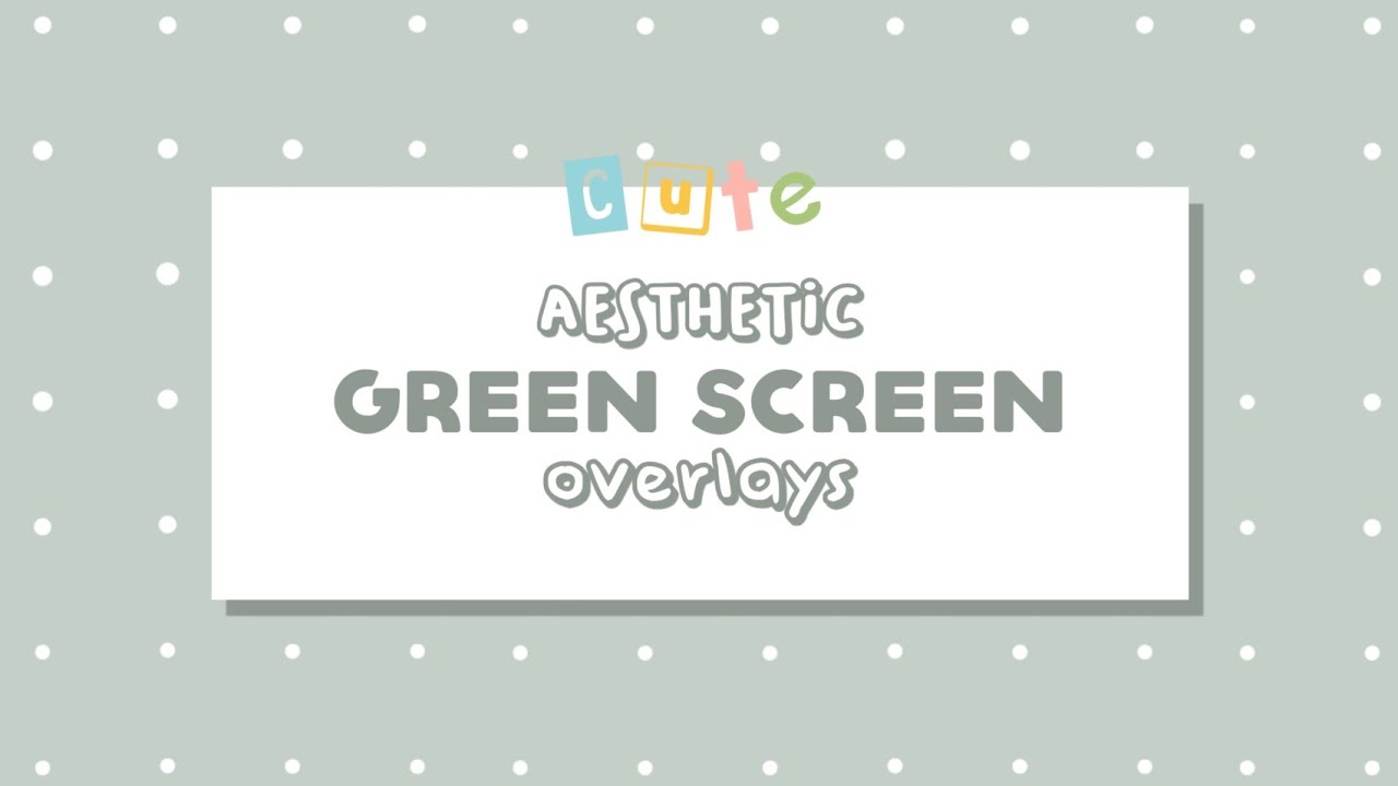 AESTHETIC GREEN SCREEN OVERLAYS | subscribe + loading screen + cute + butterfly + stars (part 2)