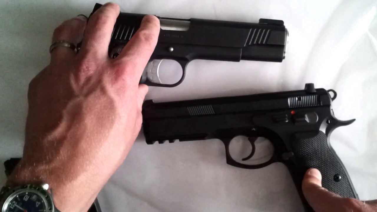 CZ SP-01 vs. 1911 KIMBER