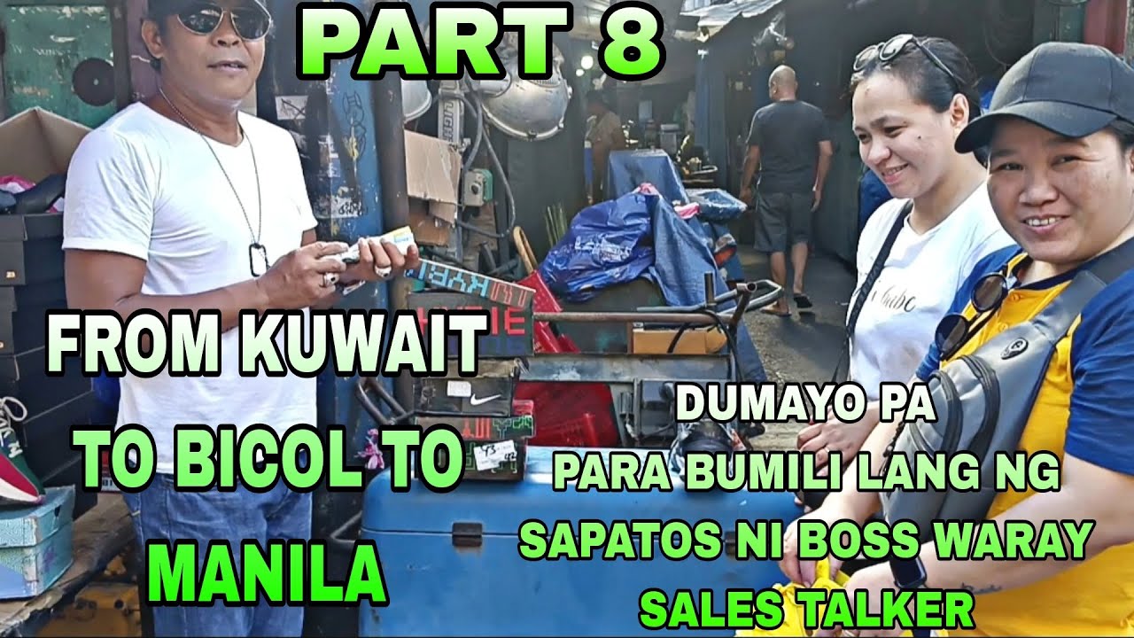 DUMAYO PARA BUMILI LANG NG SAPATOS NI BOSS WARAY SALES TALKER #tonyvlogs