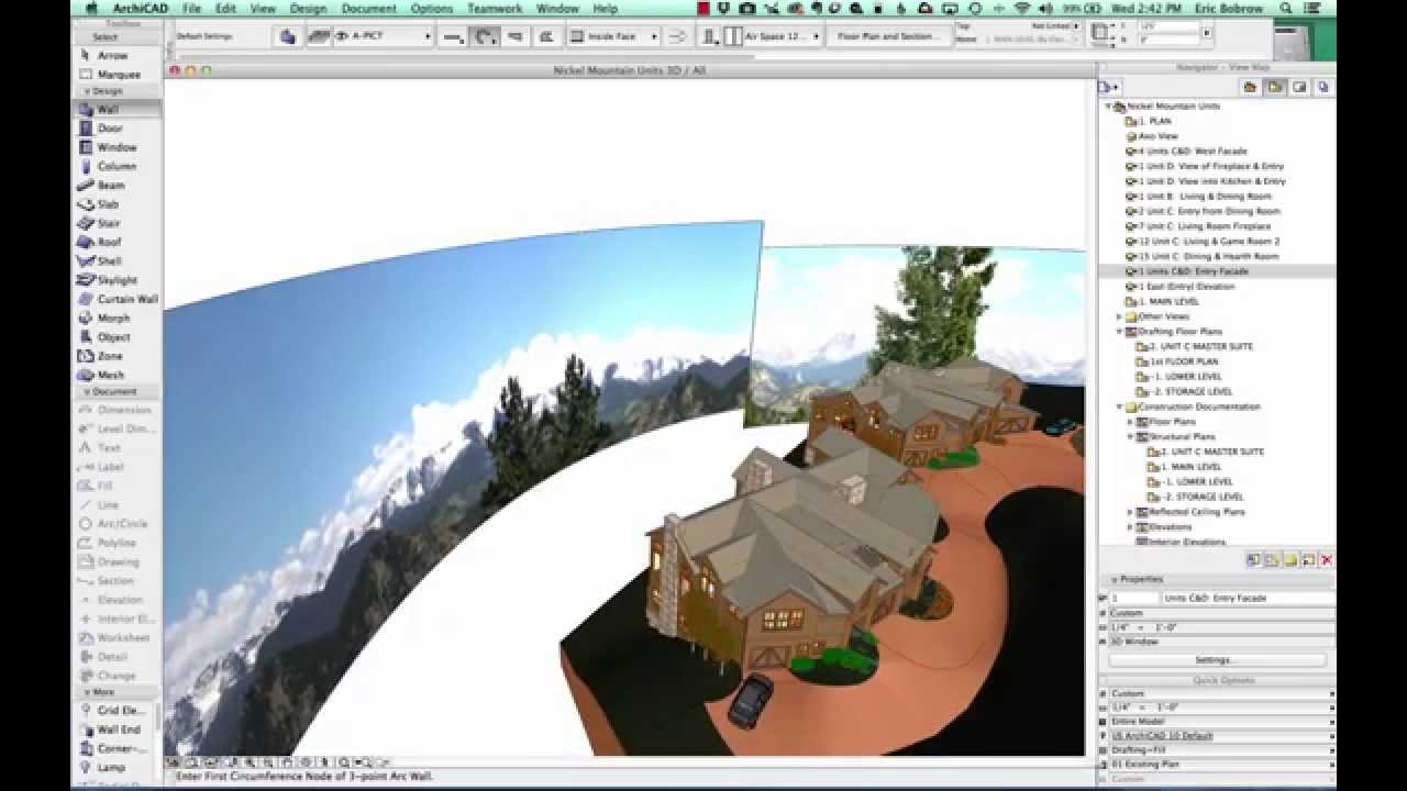 Учебное пособие по ArchiCAD | Более реалистичные интерьеры с использованием фоновых фотографий дл...