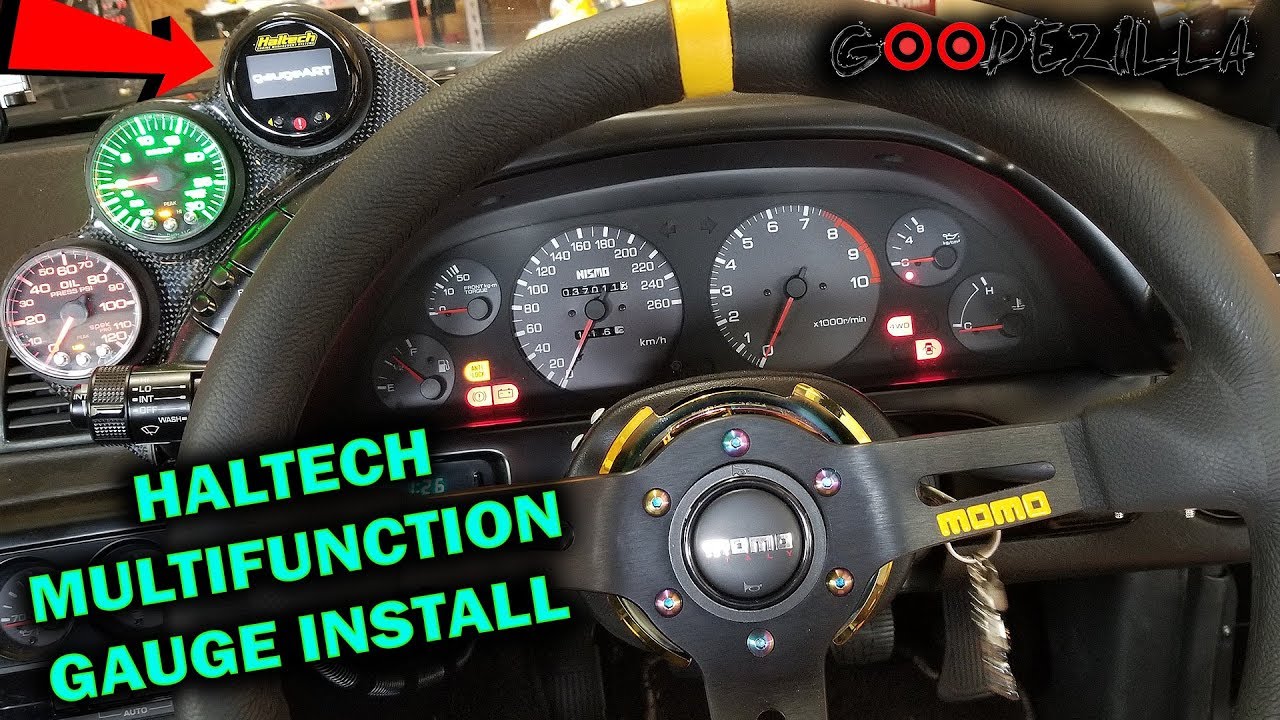 Haltech GaugeART CAN Gauge Install with Platinum Pro ECU