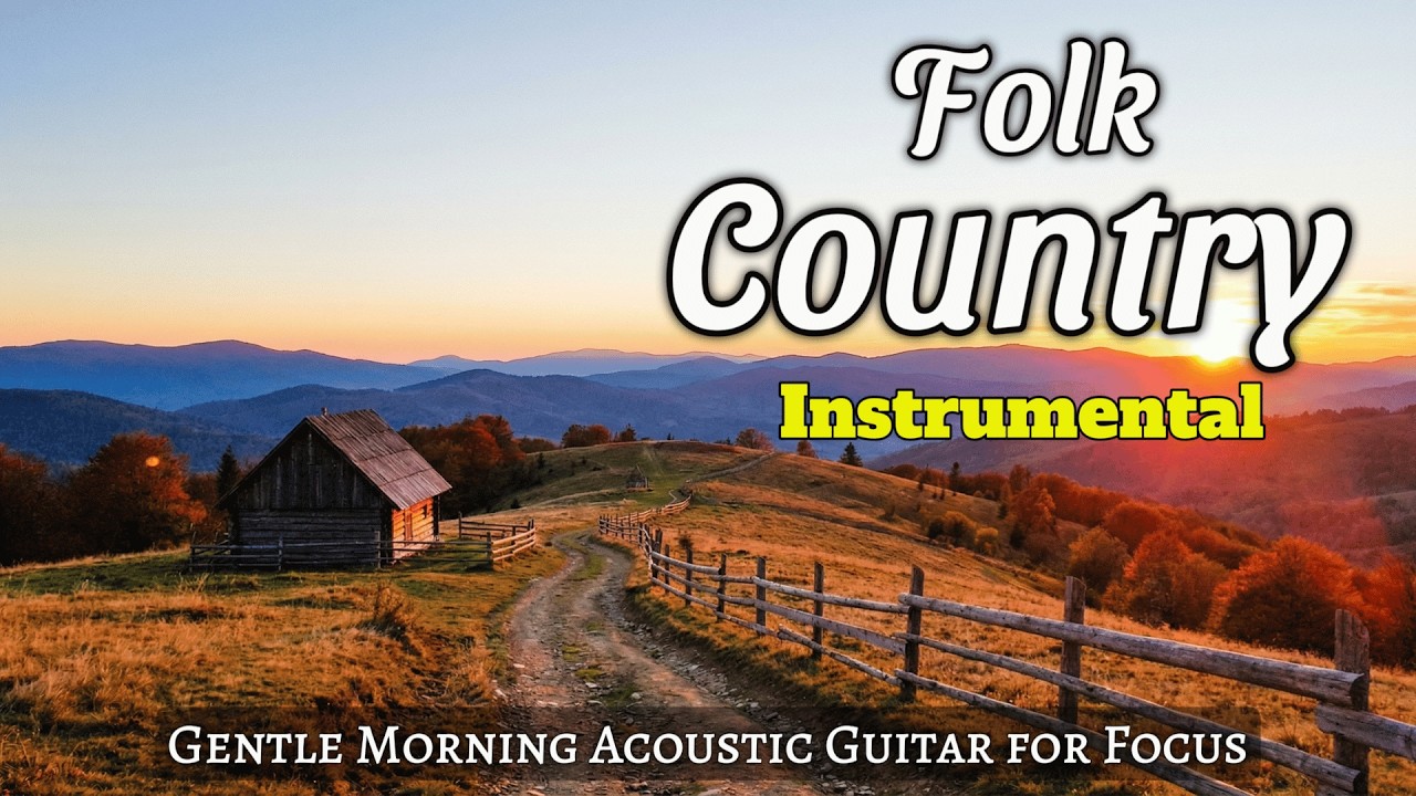 Country Folk Instrumental Vol.05 – Gentle Morning Acoustic Guitar for Focus (1-2 Hours)