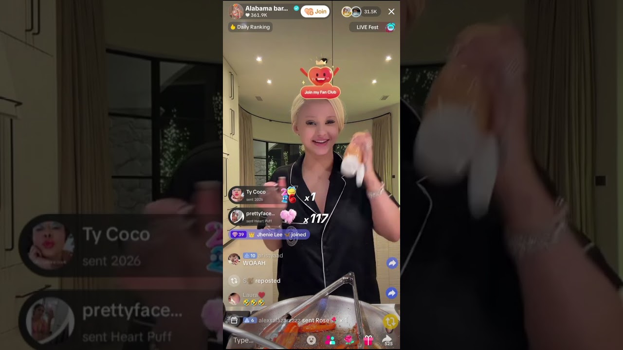 Alabama Barker Cooking Live 