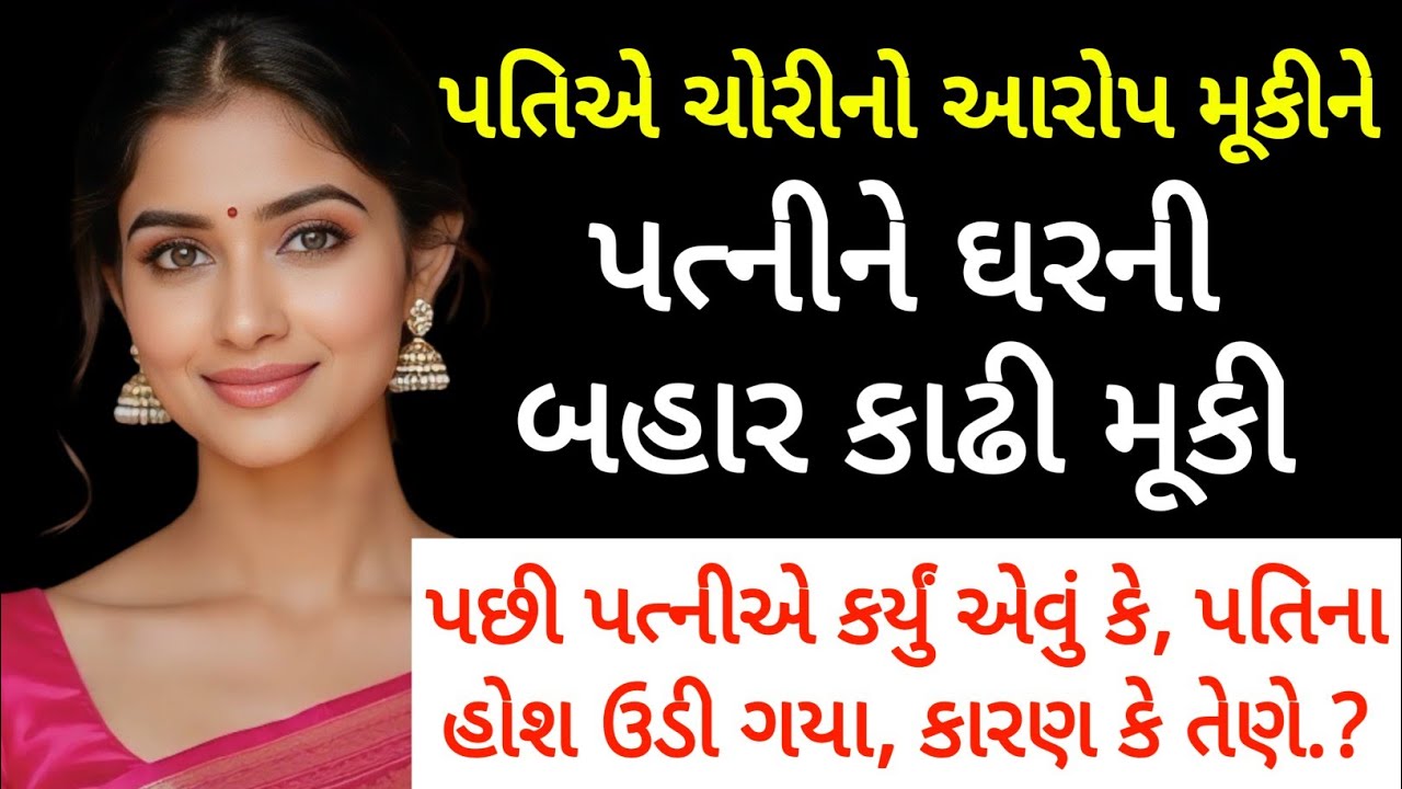 પતિએ પત્ની ઉપર ચોરીનો આરોપ મૂકીને ઘરની બહાર કાઢી મૂકી, પછી જે થયું..?