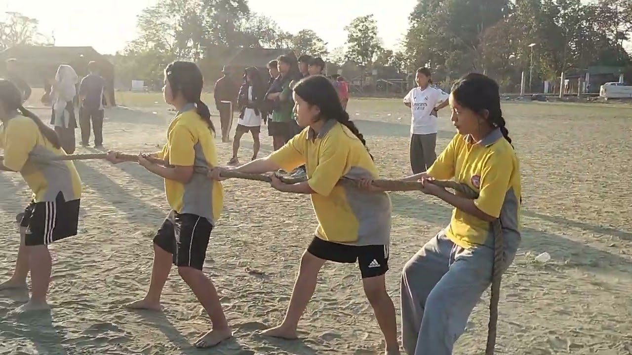 Tug of war Match in District Sports meet 2026 Arunachal Pradesh 😊