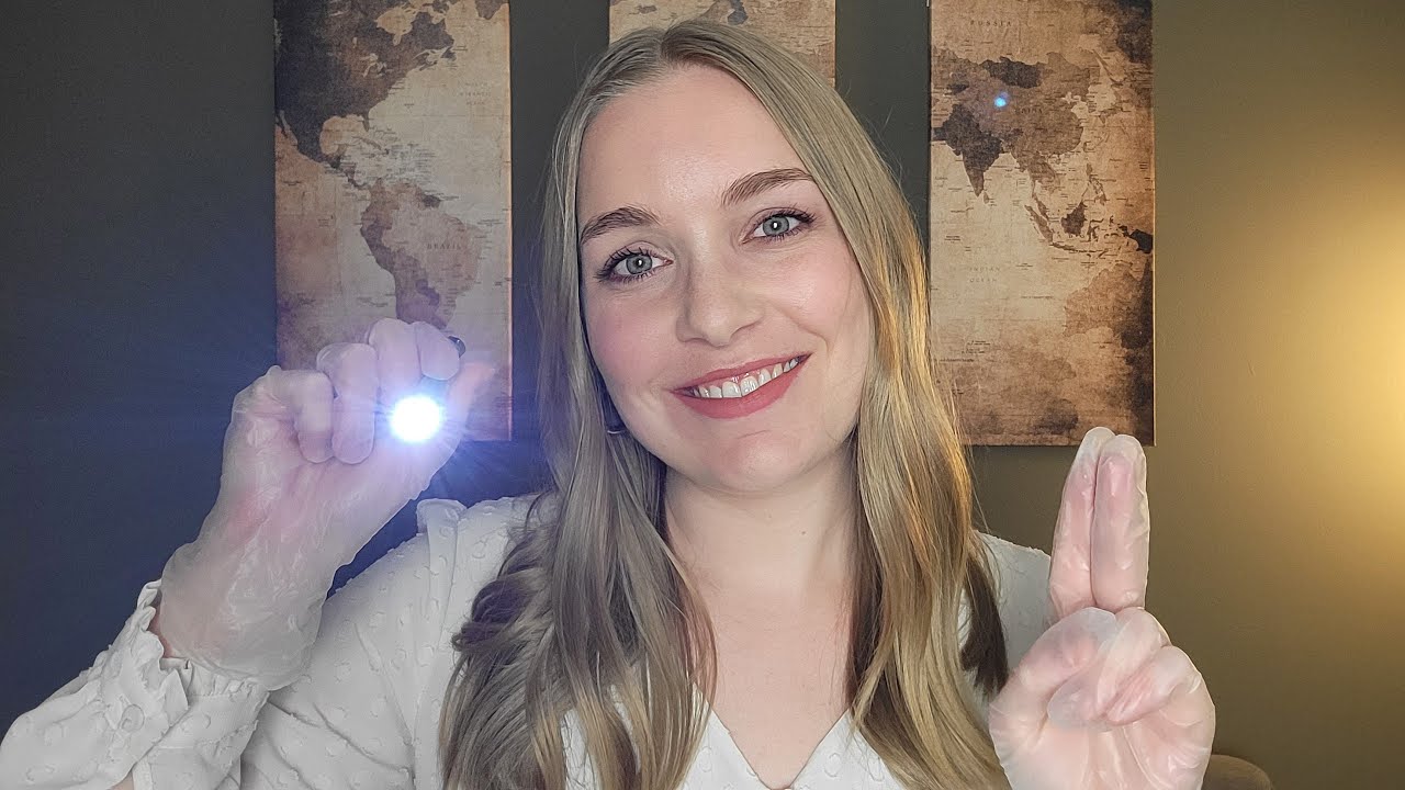 ASMR | Cranial Nerve Exam - Realistic Roleplay