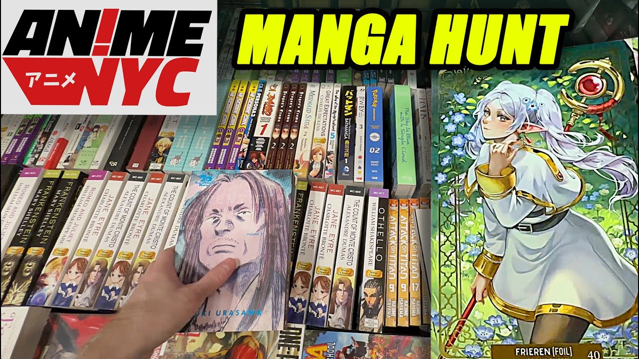 Anime NYC 2025 Manga & Anime Hunting for Frieren, Figures, Rare Finds & Convention Shopping
