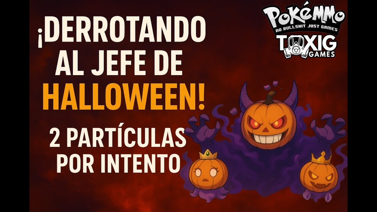 “¡2 PARTÍCULAS por intento! 😱 ¿El MEJOR EQUIPO para el REY CALABAZA 2025 ?🎃 | Pokemmo Halloween”