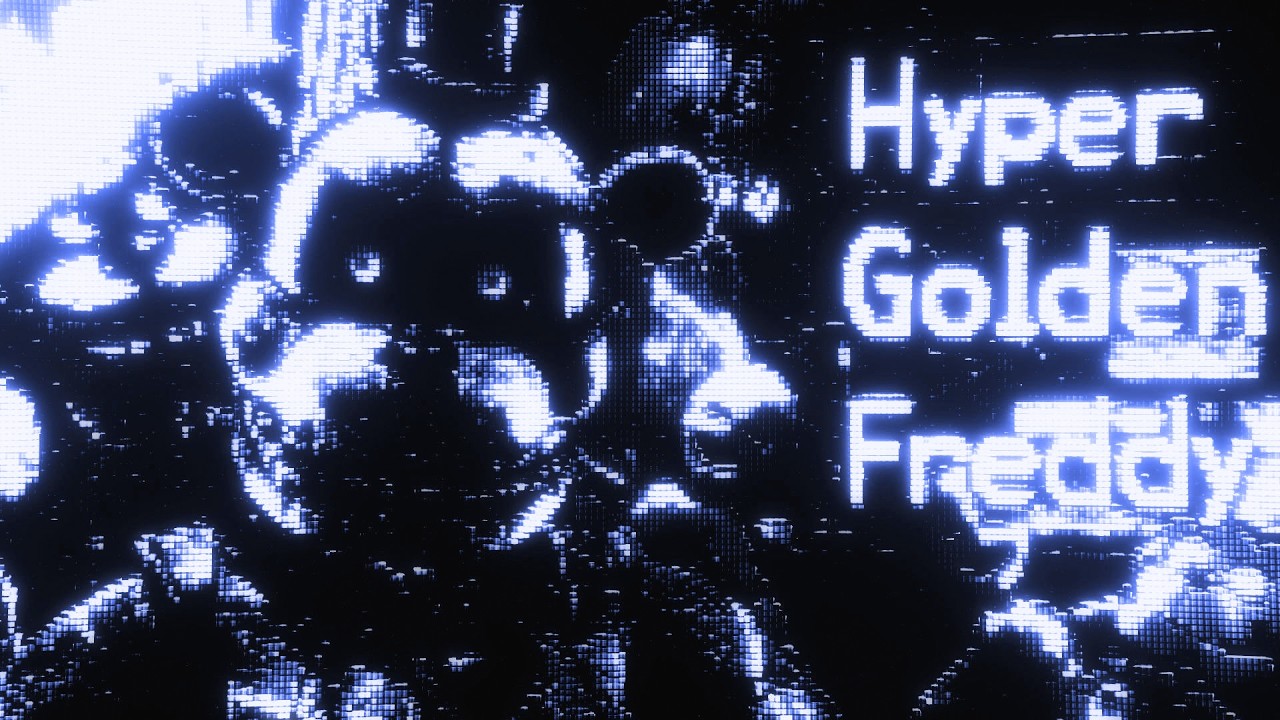 Sister Location Super Custom Night: Hyper Golden Freddy.