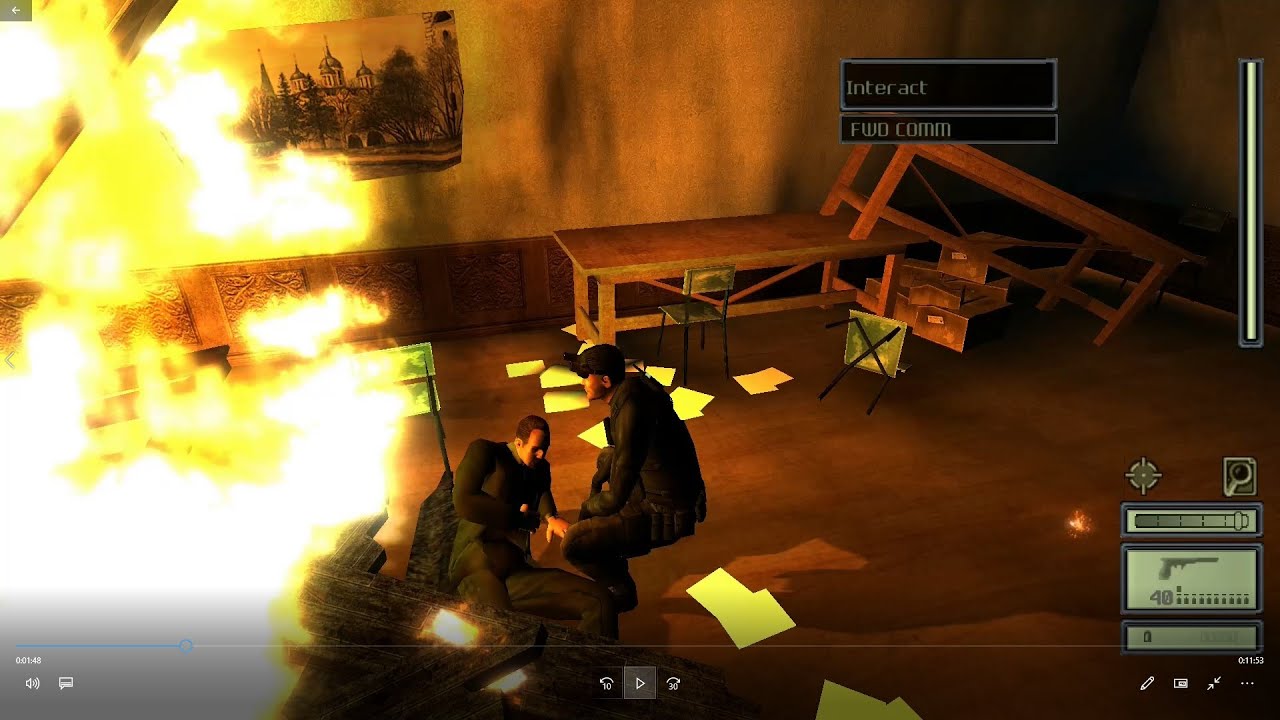 Splinter Cell, Mission 1, Police Station, v 1.1 Hard Mode, Ghost Guide, No Commentary