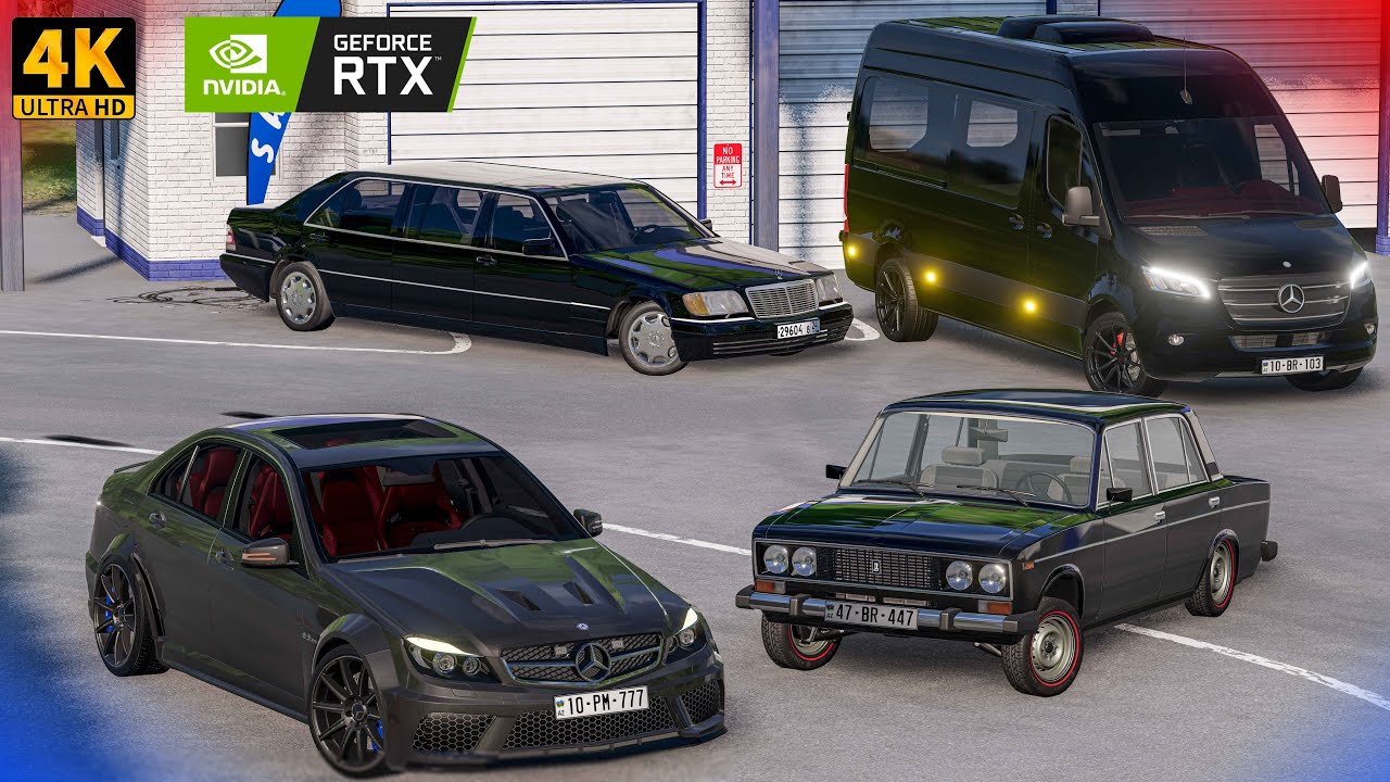 Aftoş Vaz2106 Peredoklu Maşını Lotu Şəmi Qaçırma Planı Mersedes | BeamNG.Driver | #malikbedelov