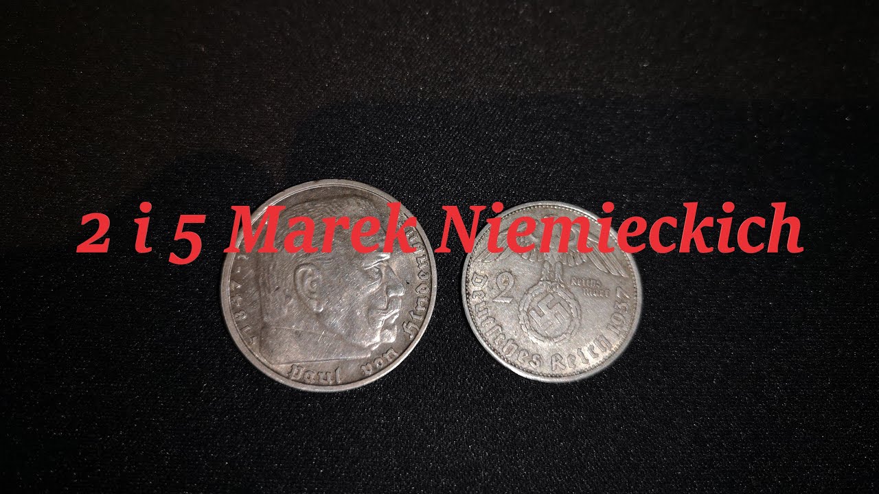 2 & 5 Reichsmark Paul von Hindenburg. Niemieckie monety. (czytaj opis) #numizmatyka #14