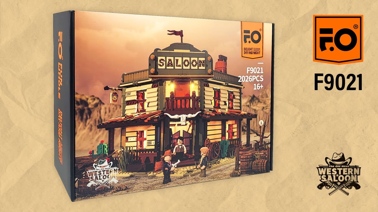FUNWHOLE Western Saloon (F9021)[2026 pcs] Speed Build @TopBrickBuilderLite