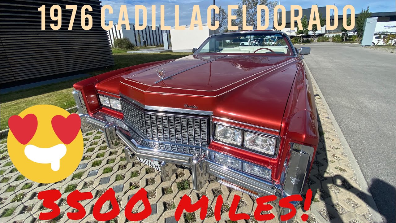 1976 Cadillac Eldorado Convertible 3,500 original miles in Germany