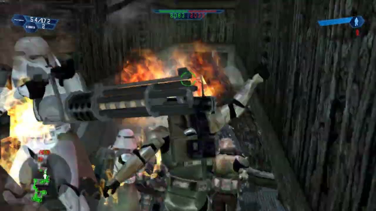 Star Wars Battlefront (2004) - Kashyyyk: Bridge to Kachirho but it's 200v200 gameplay Republic