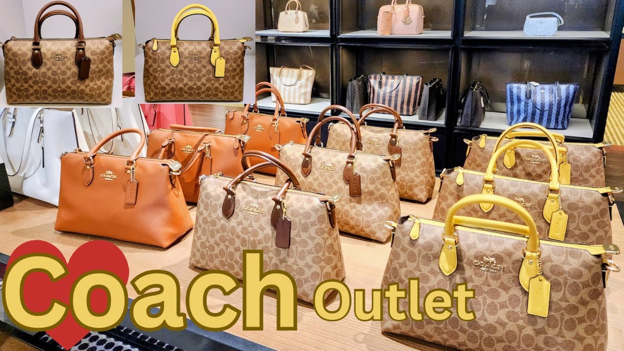 COACH OUTLET / Coach Georgia Satchel (Signature Canvas) Summer Sale 2024 $159...WOW!!!❤️