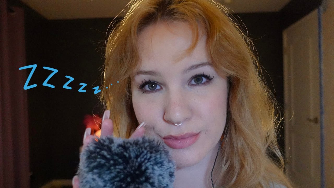 Fluffy mic kisses, positive affirmations, & plucking the negativity | Sleep ASMR