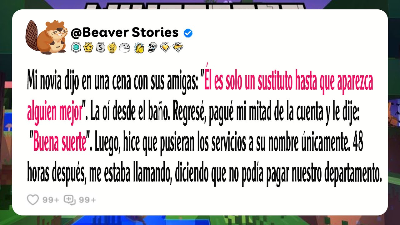 Mi novia dijo en una cena con sus amigas: 