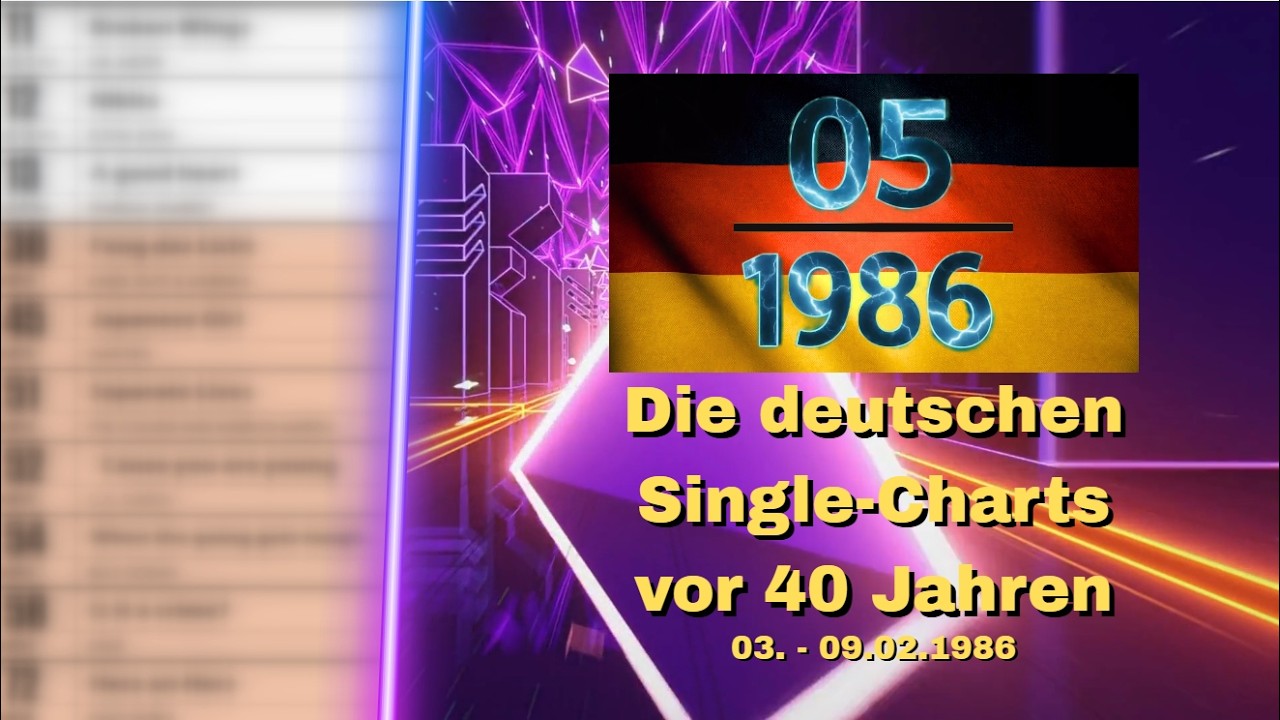 DAS waren HITS 05-86 | Die deutschen Single-Chart Februar 1986 Woche 05 | BetaVision