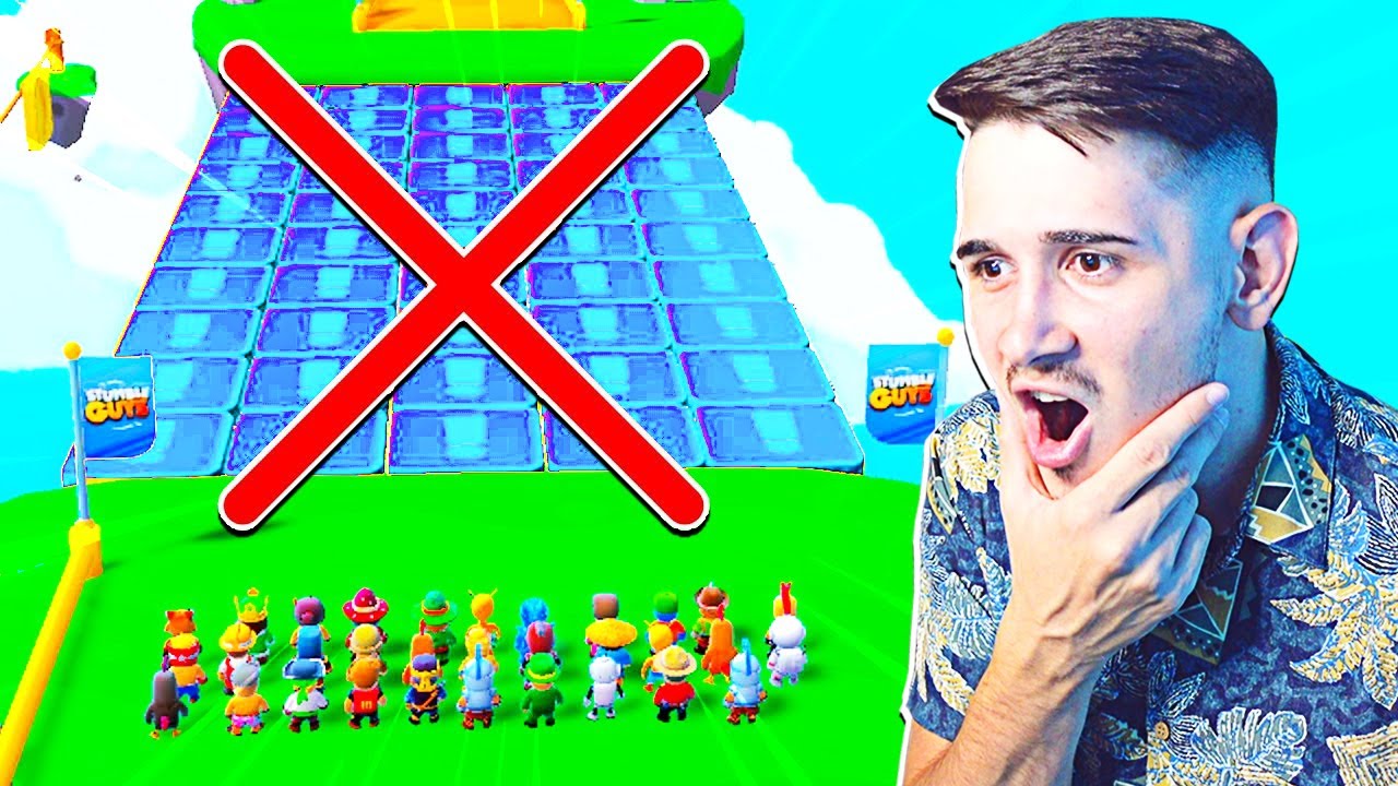AKO DOTAKNEM PLAVU BOJU VRTIM SPINOVE U STUMBLE GUYSU! :O