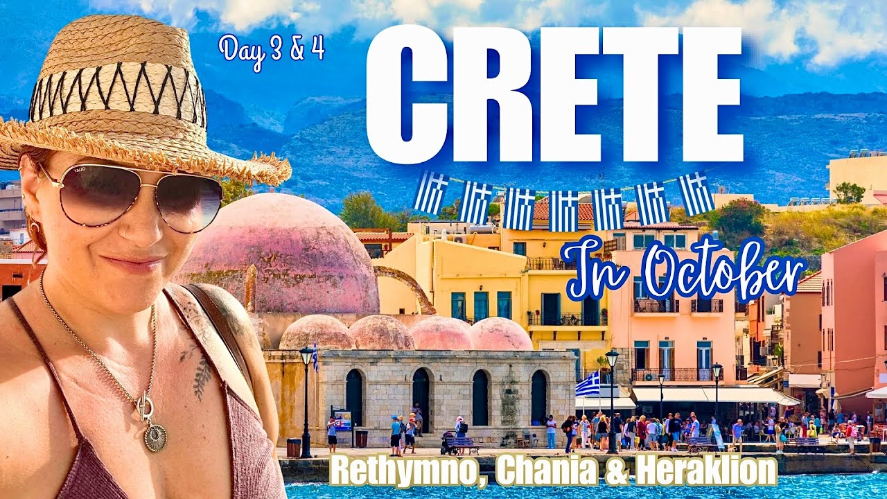 CHANIA & €15 FERRY FROM CRETE TO SANTORINI IN OCTOBER - Travelling Off Season In Greece
