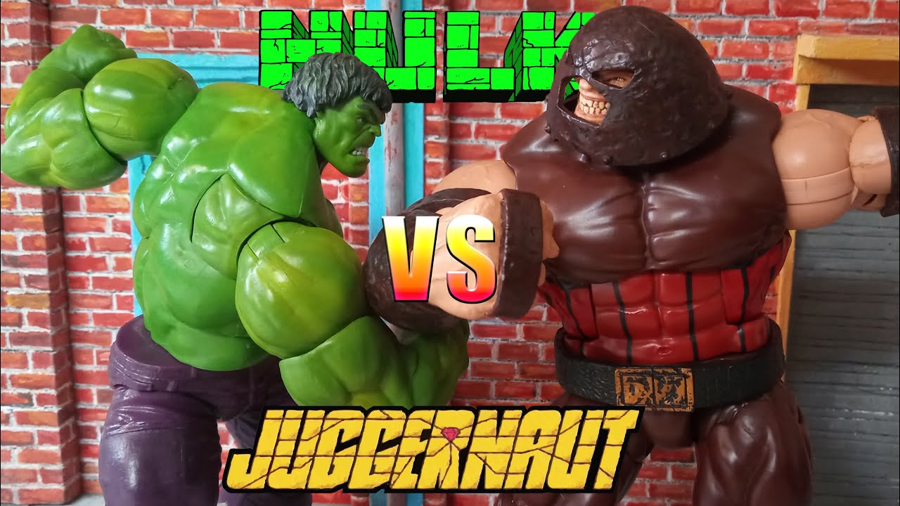 Juggernaut vs Hulk (STOP MOTION)