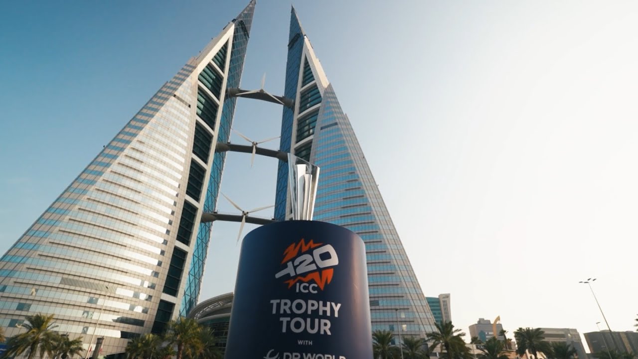 Bahrain 🇧🇭 hosted the ICC Men's T20 World Cup Trophy Tour!