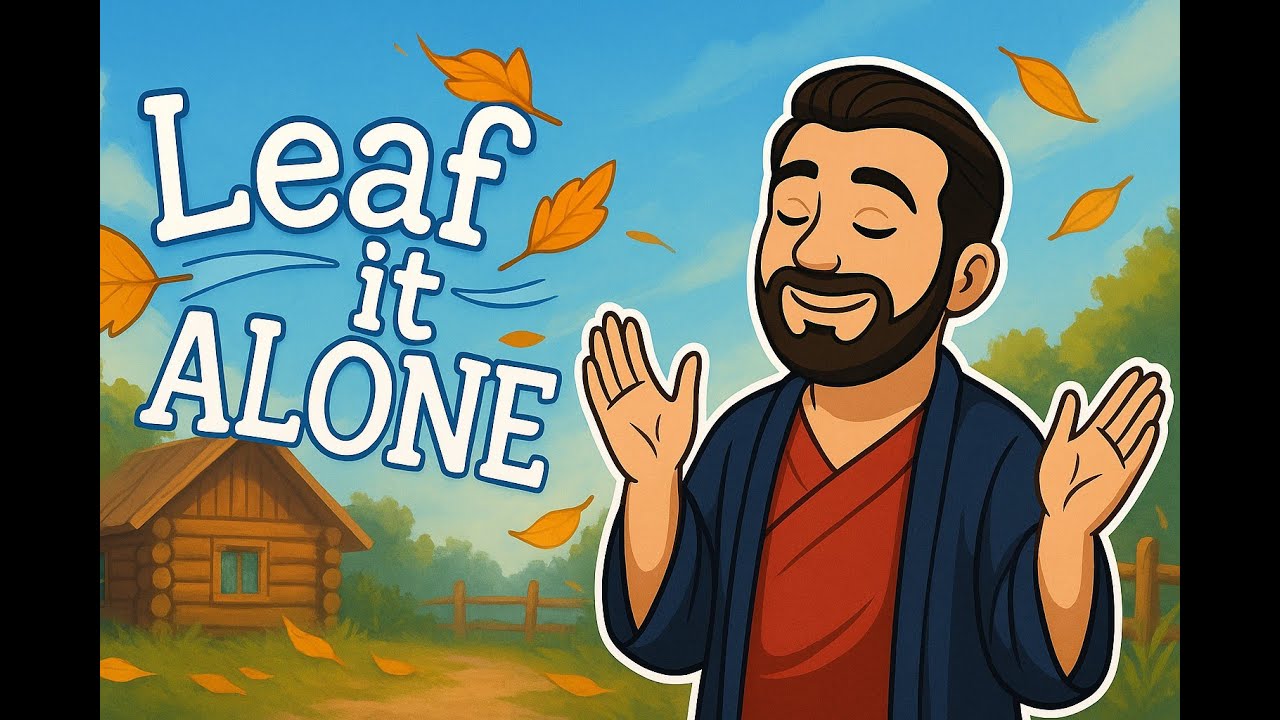 أجواء استرخاء وتنظيف أوراق الشجر 🍃 من بث مباشر TikTok | Leaf it Alone