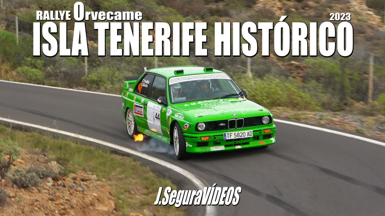 RALLYE ISLA TENERIFE HISTÓRICO 2023. SHOW, ATTACK & PURE SOUND.