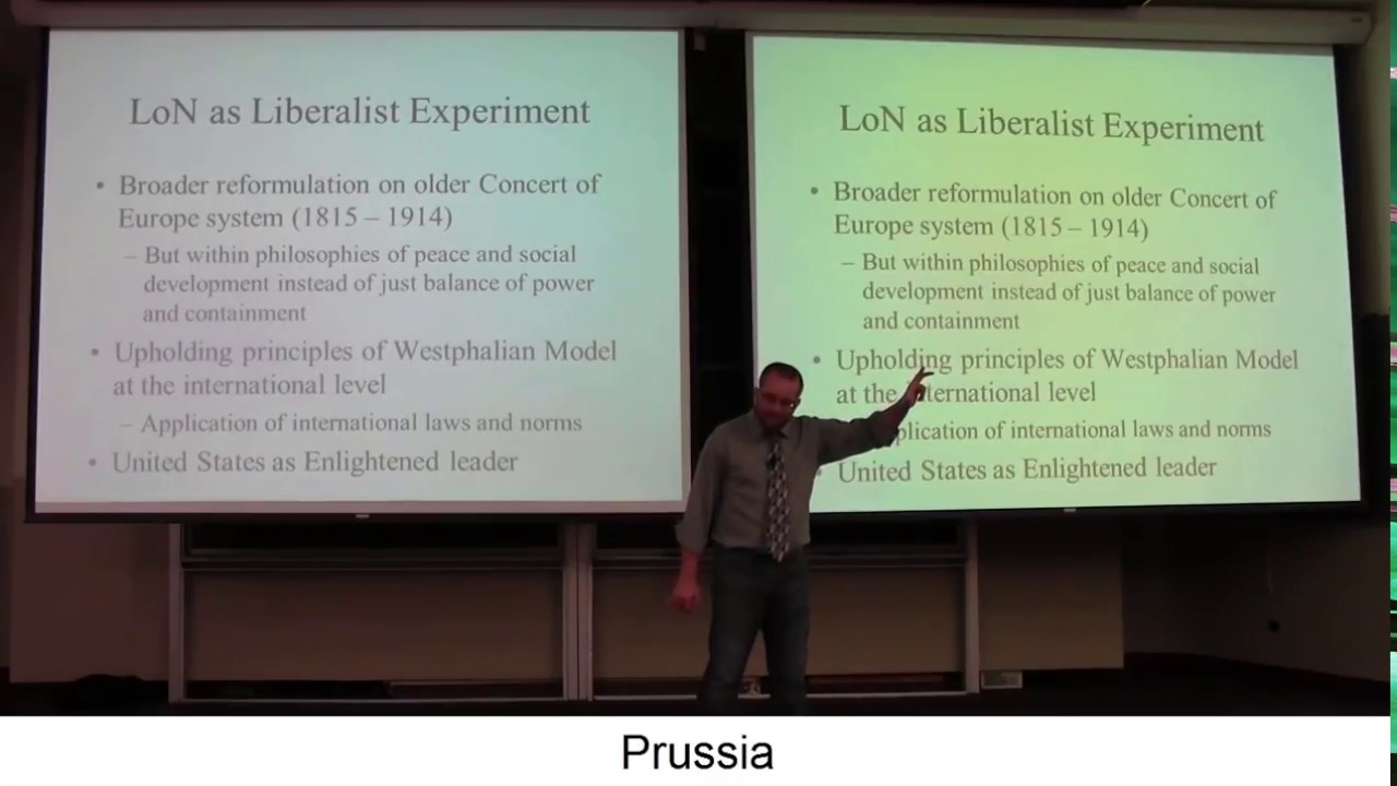 Introduction to International Relations - The League of Nations I