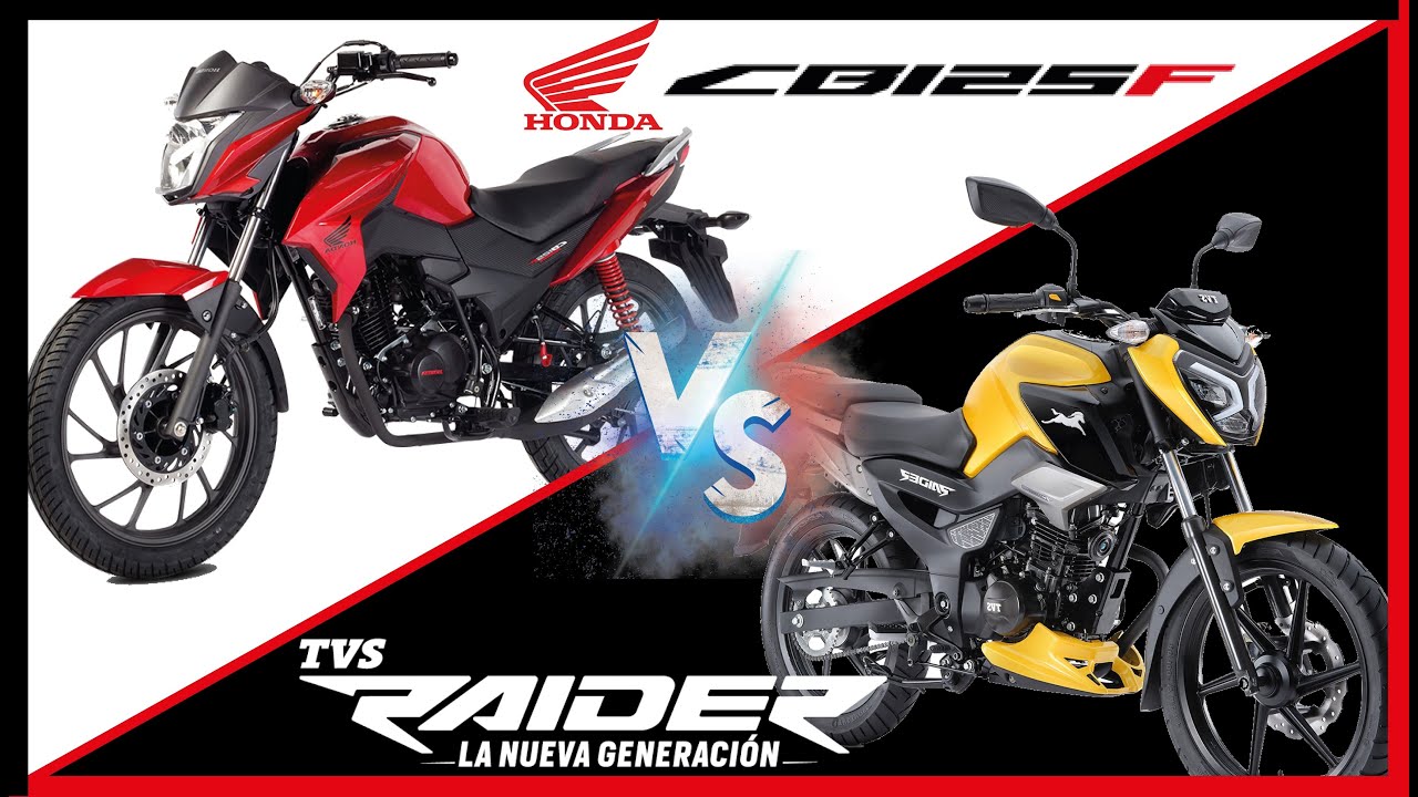 TVS Raider 125 vs Honda CB125F || Comparativa Completa || @Loco por las motos