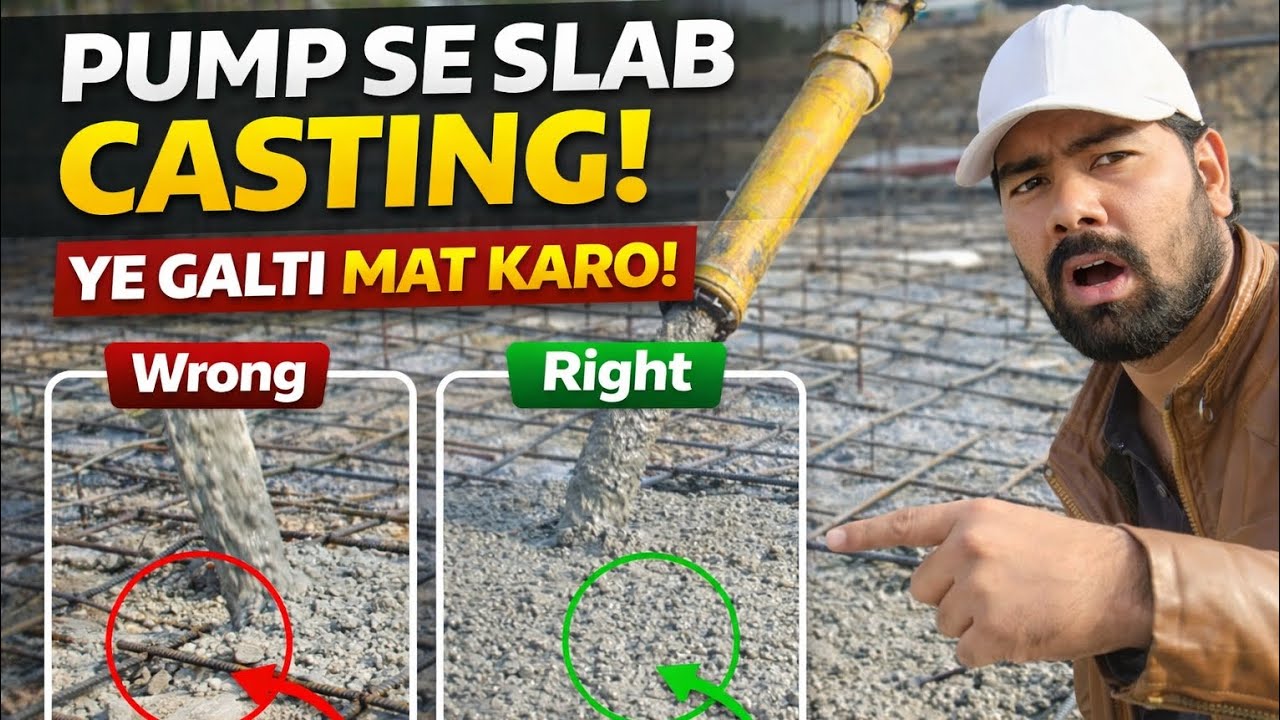 Pump Se Concrete Dalte Time Ye Galti Mat Karna #madcivilboysvlogs #civilengineers #concretepump