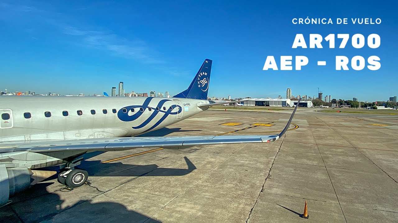 Crónica de vuelo: AR1700 Aeroparque - Rosario / Embraer 190