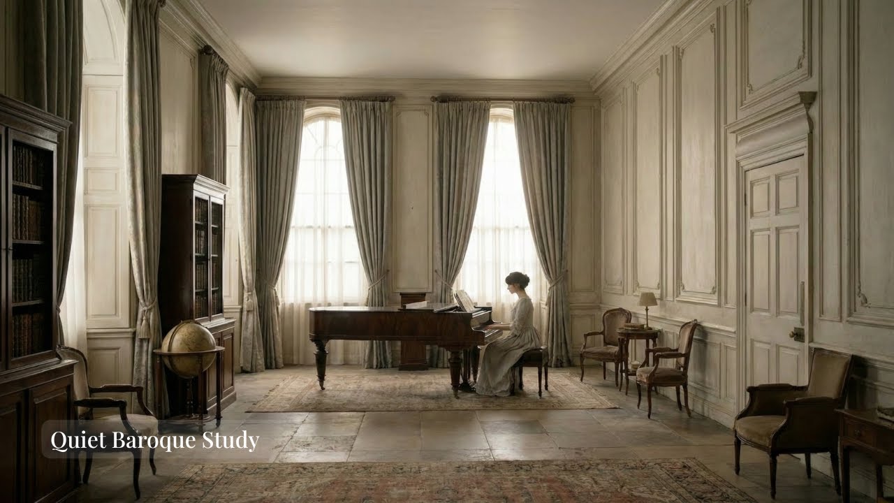 Quiet Baroque StudyⅤ｜Piano counterpoint