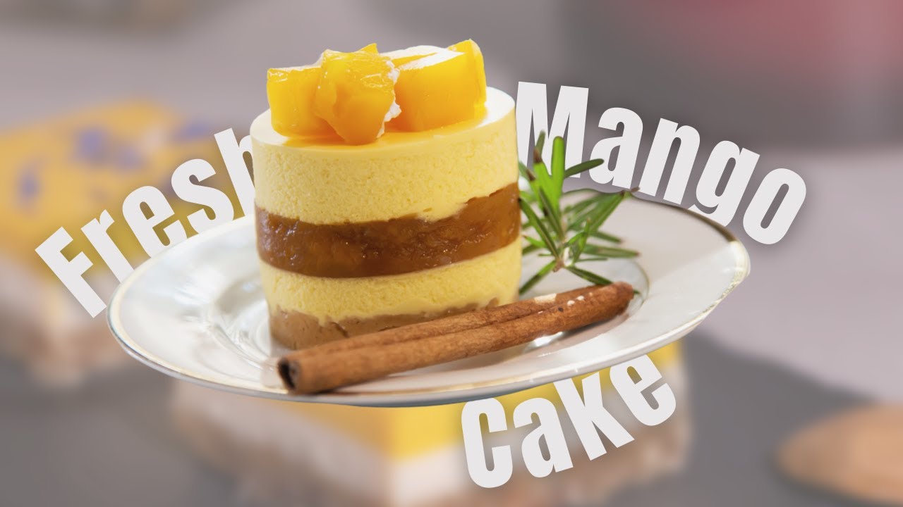 The Best Eggless Mango Cake | Vegan Recipes