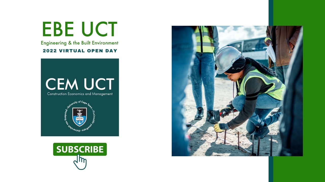 UCT Virtual Open Day 2022: Construction & Property Studies