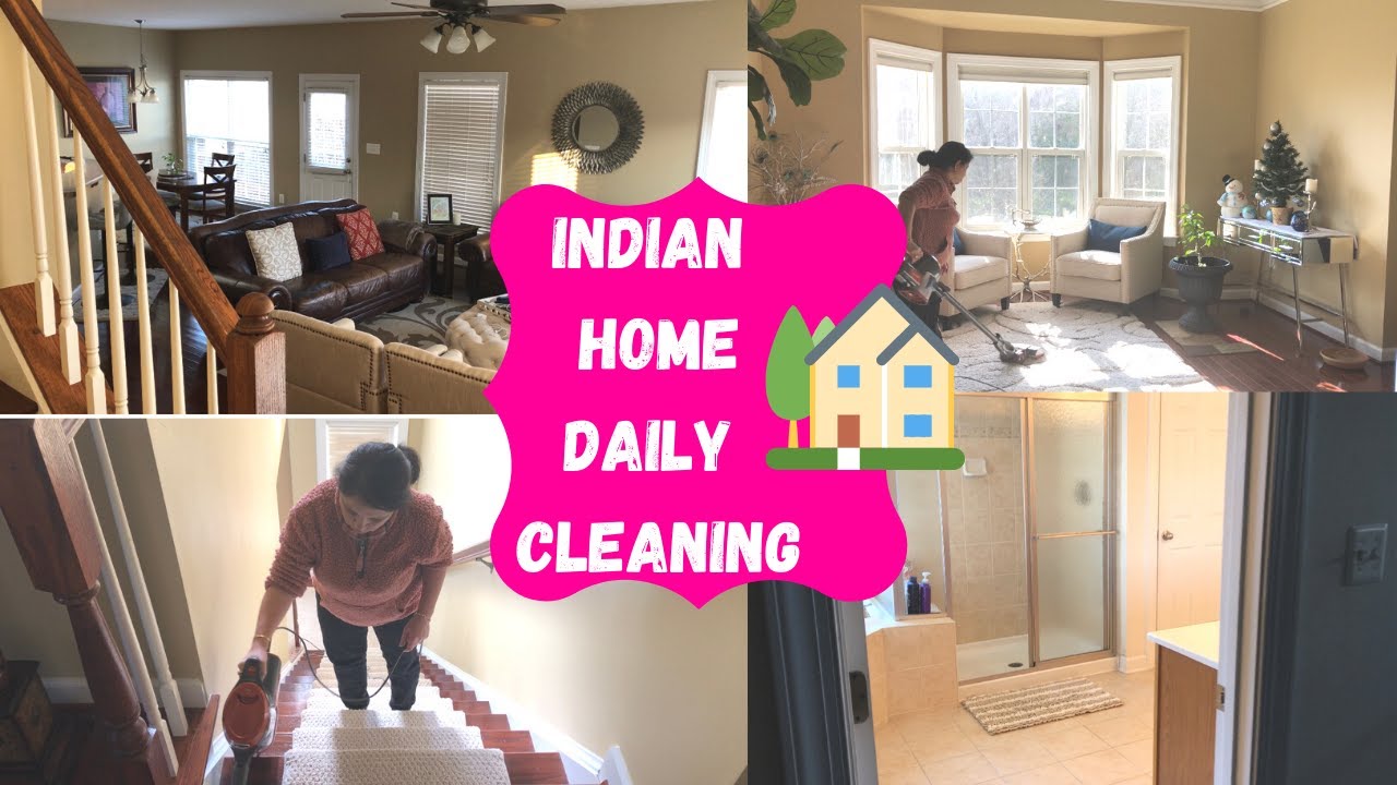 MY MORNING SPEED CLEANING ROUTINE  / Indian NRI Mom Daily Cleaning Routine ~ Ami's Lifestyle